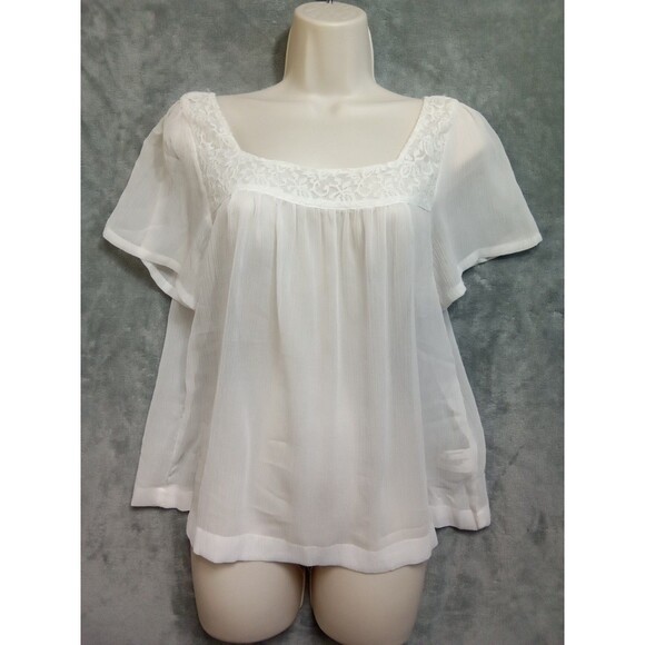 True Freedom Women Medium Lace White‎ Sheer - Picture 4 of 10